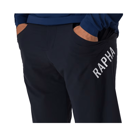 Shorts Rapha Mens Trail Finale - Black / White - Genetik Sport