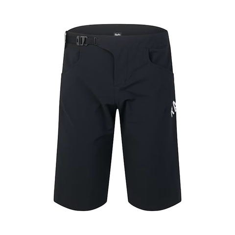 Shorts Rapha Mens Trail Finale - Black / White - Genetik Sport