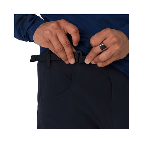 Shorts Rapha Mens Trail Finale - Black / White - Genetik Sport