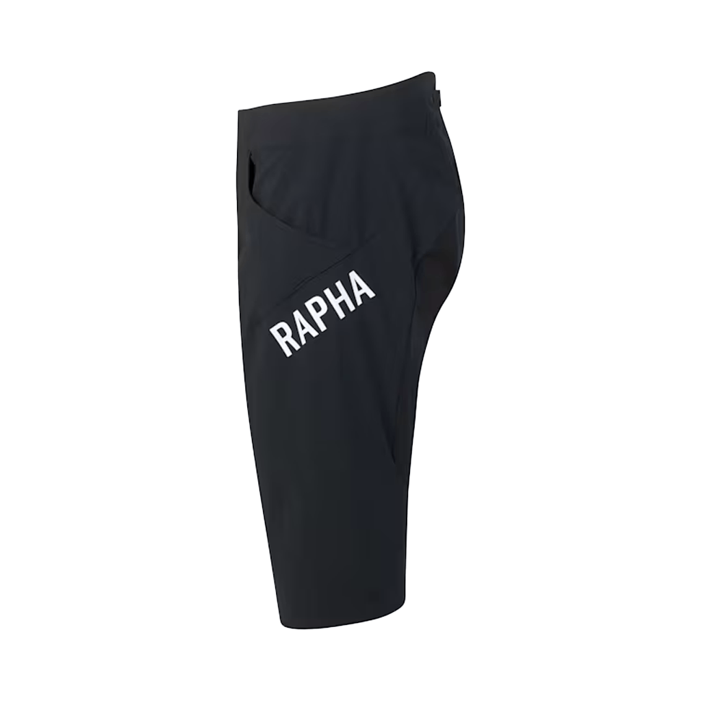 Shorts Rapha Mens Trail Finale - Black / White - Genetik Sport