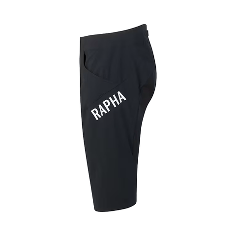 Shorts Rapha Mens Trail Finale - Black / White - Genetik Sport