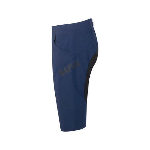 Shorts Rapha Mens Trail Finale - Dress Blues / Basic Black - Genetik Sport