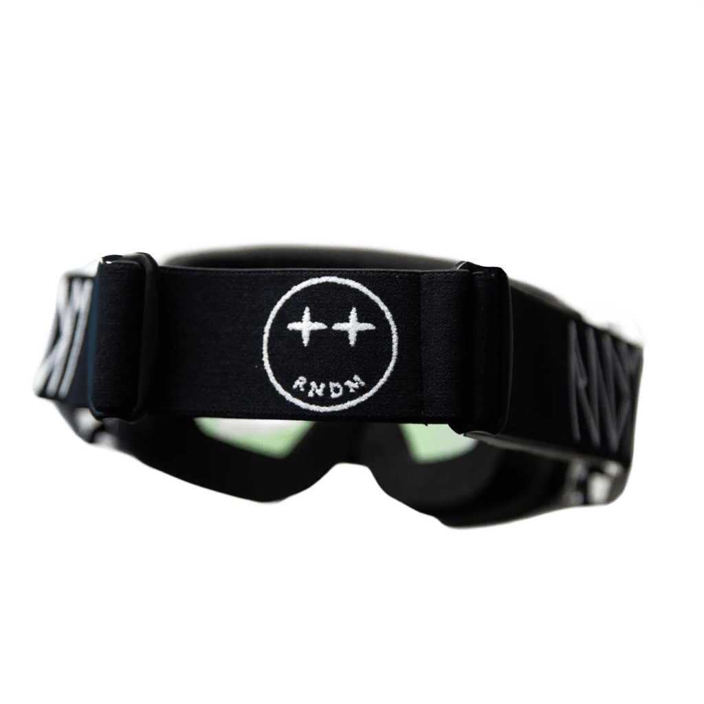 MTB Goggles RNDM Outline - Black & White - Genetik Sport