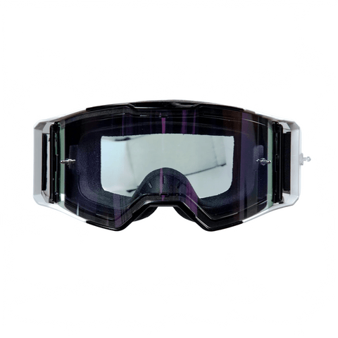 MTB Goggles RNDM Outline - Black & White - Genetik Sport