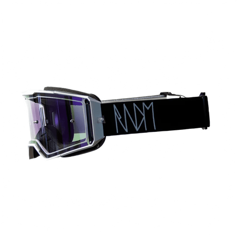 MTB Goggles RNDM Outline - White - Genetik Sport