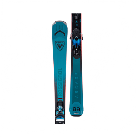 Skis Rossignol Arcade 88 K + SPX 12 B90 Blue Steel - Genetik Sport