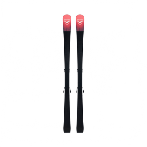 Skis Rossignol Hero Carve TI + NX 12 Konect GW B80 Silver Red - Genetik Sport