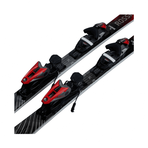 Skis Rossignol Hero Carve TI + NX 12 Konect GW B80 Silver Red - Genetik Sport