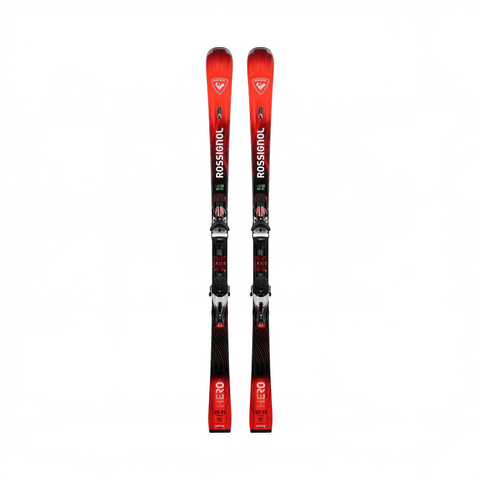 Skis Rossignol Hero Elite ST Ti Konect + SPX 14 K B80 - Silver Red - Genetik Sport