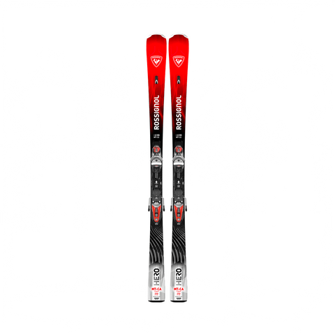 Skis Rossignol Hero MT CA + NX 12 Konect GW B80 Silver Red - Genetik Sport