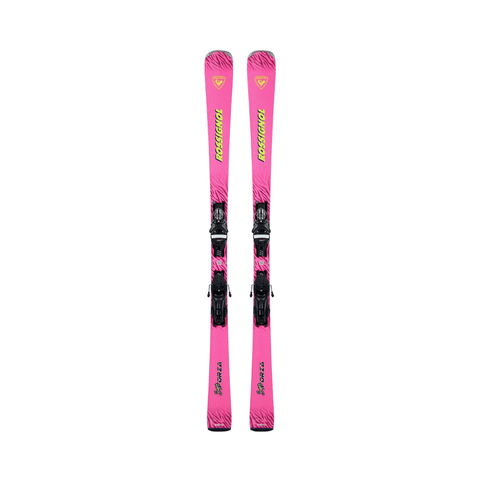 Skis Rossignol Super Forza Pink K - NX12 Konect Black Chrome - Genetik Sport