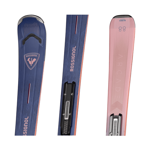 Women's Skis Rossignol Arcade 88 Konect + NX12 Bindings - Genetik Sport