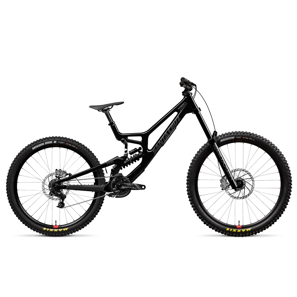 Bike Santa Cruz V10 8 CC DH S Mx - Gloss Black Sparkle - Genetik Sport
