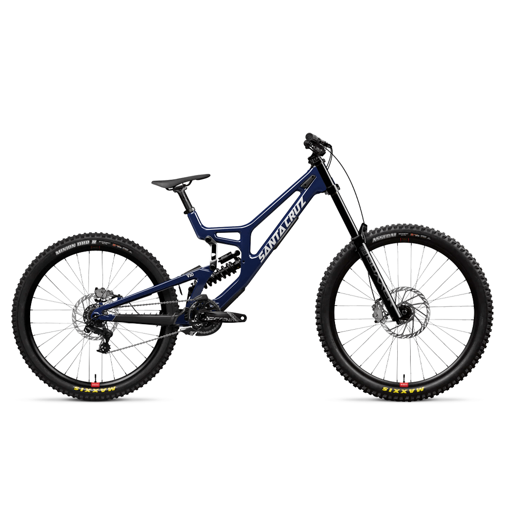 Bike Santa Cruz V10 8 CC DH S Mx - Gloss Liquid Blue - Genetik Sport