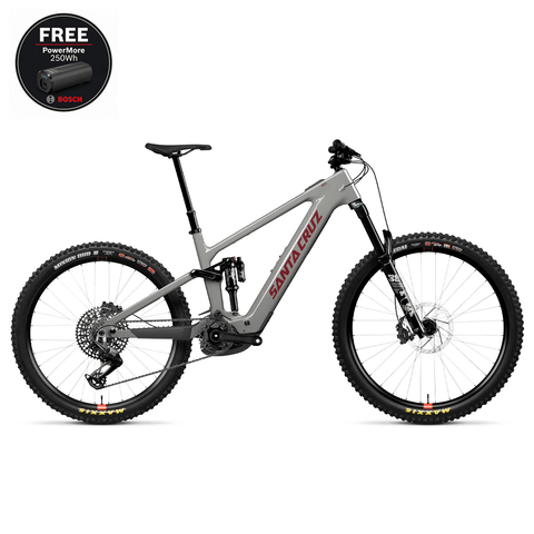 E-Bike Santa Cruz Vala 1 C Mx Eagle 90 - Gloss Grey - Genetik Sport
