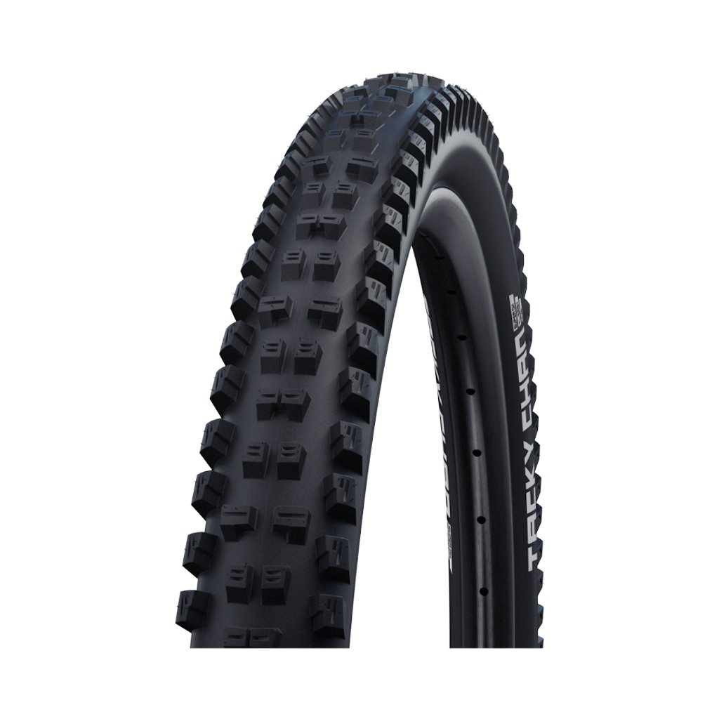 Tire Schwalbe Tacky Chan 29 x 2.4 Folding Clincher Addix Ultrasoft Super Trail TL Easy 67TPI - Black - Genetik Sport