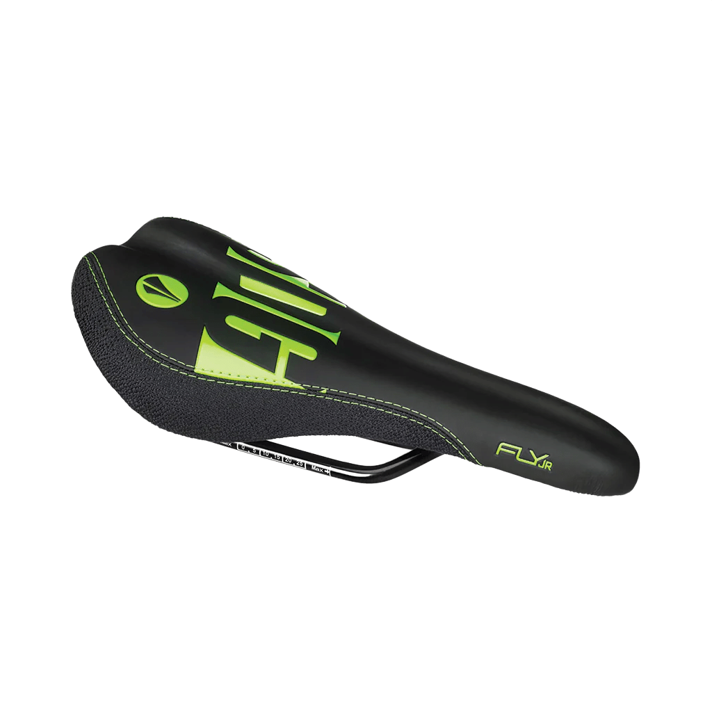 Saddle SDG Components Fly Jr - Black/Green - Genetik Sport