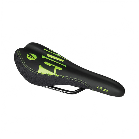Saddle SDG Components Fly Jr - Black/Green - Genetik Sport