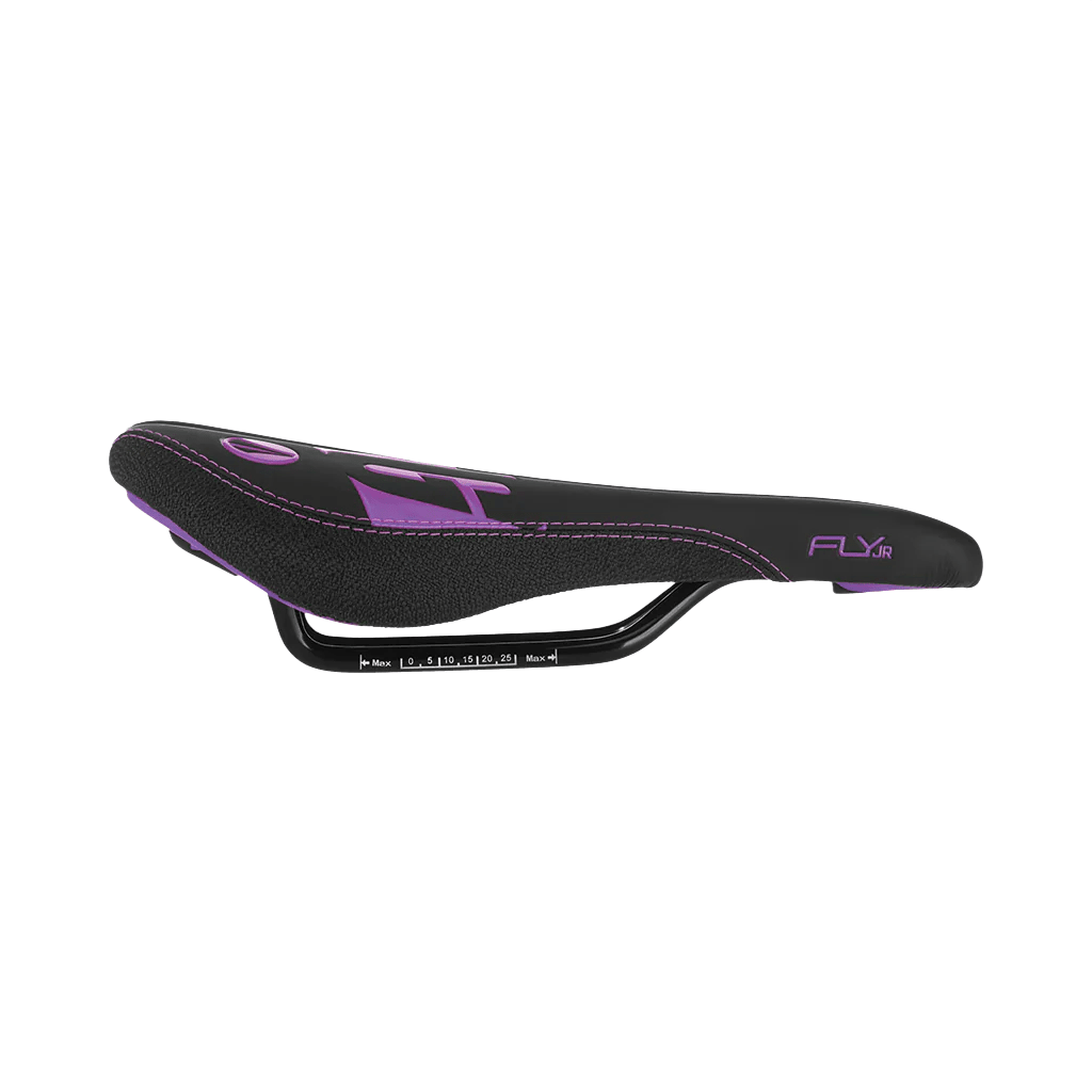 Saddle SDG Components Fly Jr - Black/Purple - Genetik Sport