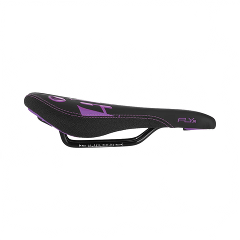 Saddle SDG Components Fly Jr - Black/Purple - Genetik Sport