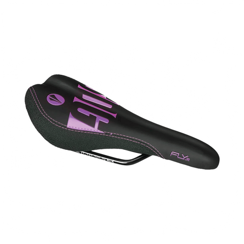 Saddle SDG Components Fly Jr - Black/Purple - Genetik Sport