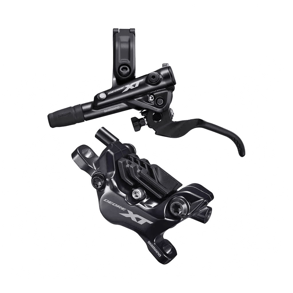 Disc Brake Set Shimano XT BL - M8100(L) BR - M8120(F) W/ Metal Pads - Genetik Sport