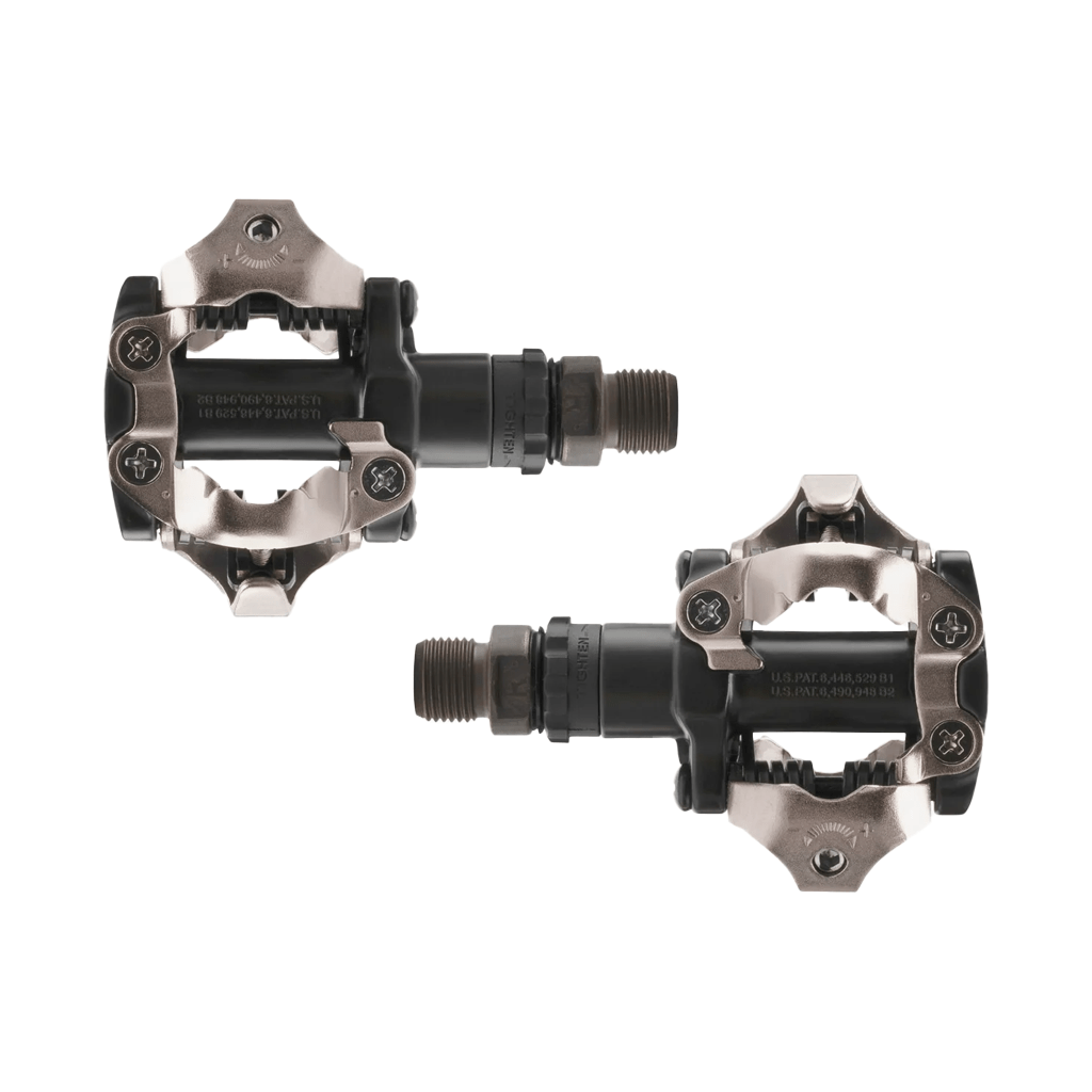 Pedals Shimano PD - M520L SPD W/ Cleats SM - SH51 - Black - Genetik Sport