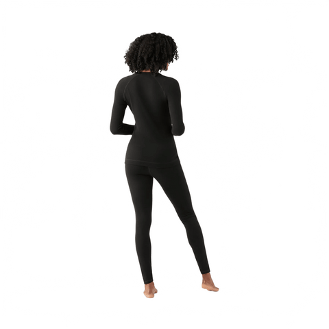Base Layer Smartwool Womens Thermal Merino - Black - Genetik Sport