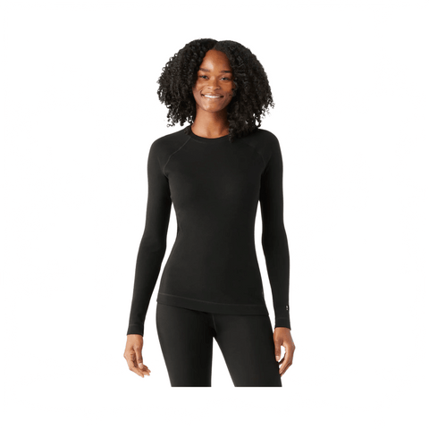 Base Layer Smartwool Womens Thermal Merino - Black - Genetik Sport