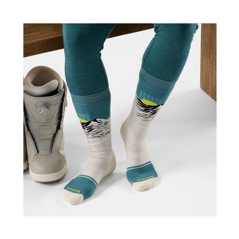 Socks Smartwool Womens Snowboard Targeted Cushion Valley Sunset OTC - Moonbeam - Genetik Sport