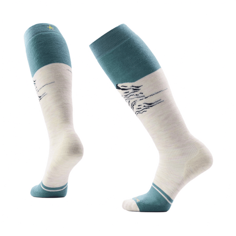 Socks Smartwool Womens Snowboard Targeted Cushion Valley Sunset OTC - Moonbeam - Genetik Sport