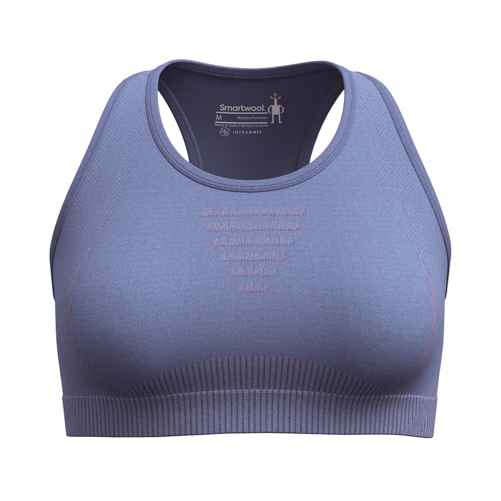 Sports Bra Smartwool Intraknit Racerback - Nightfall Blue Heather - Genetik Sport