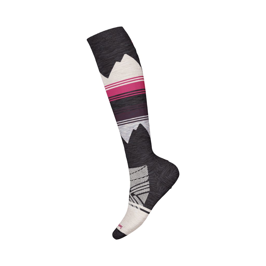 Women's Socks Smartwool Targeted Cushion Pattern OTC - Charcoal - Genetik Sport