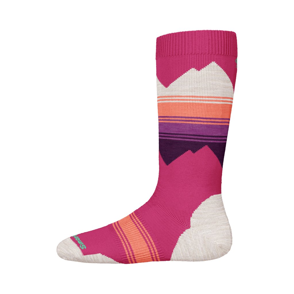 Youth Socks Smartwool Ski Light Cushion OTC - Power Pink - Genetik Sport