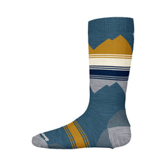 Youth Socks Smartwool Ski Light Cushion OTC - Twilight Blue - Genetik Sport