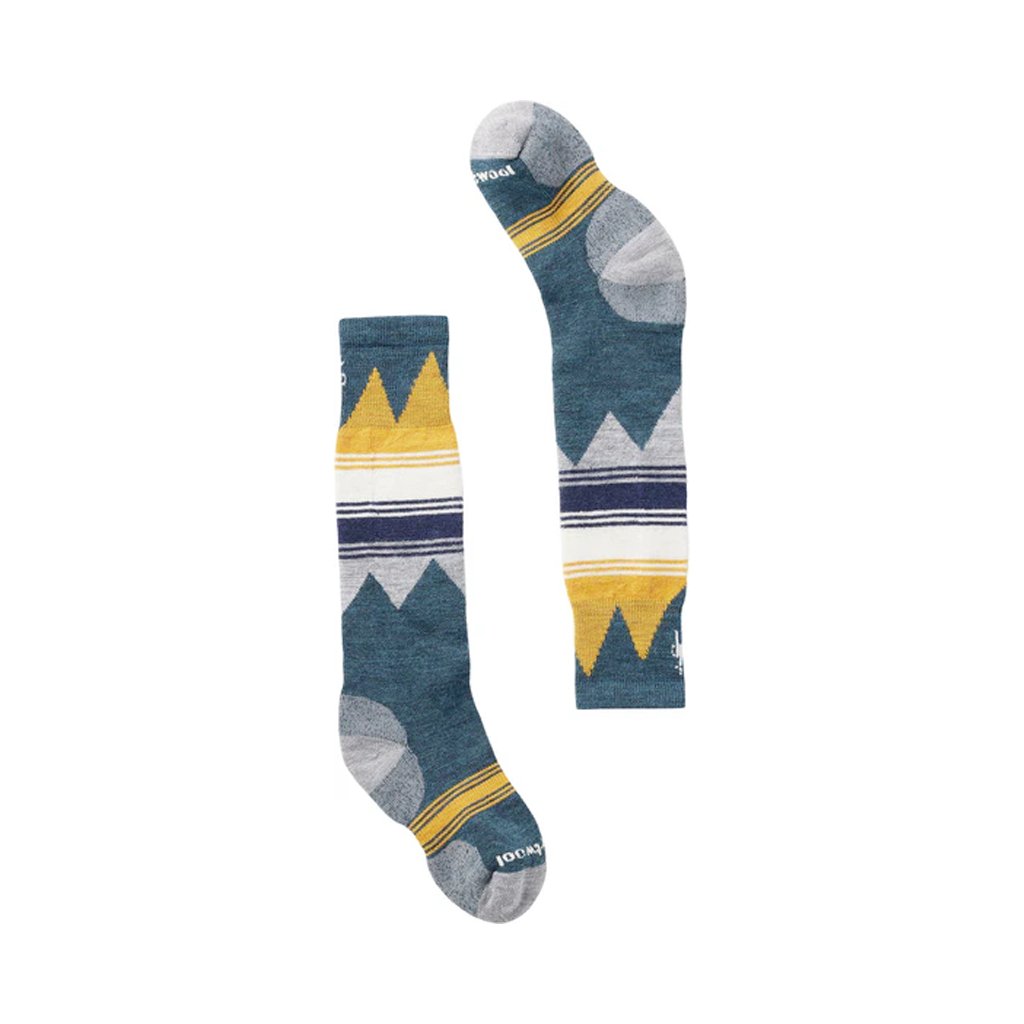 Youth Socks Smartwool Ski Light Cushion OTC - Twilight Blue - Genetik Sport