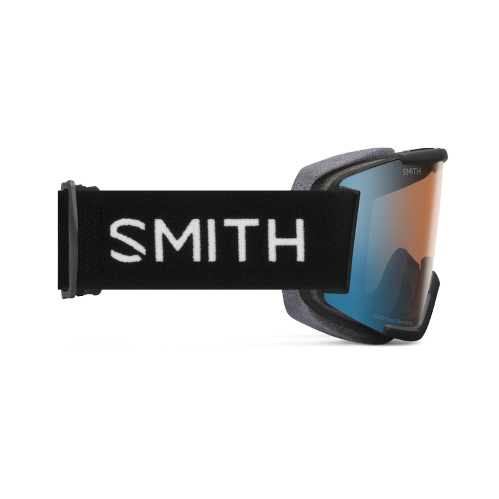 Goggles Smith Squad Black - ChromaPop Pro Photochromic Blue Mirror - Genetik Sport