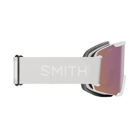 Goggles Smith Squad White Vapor - ChromaPop Everyday Rose Gold Mirror - Genetik Sport