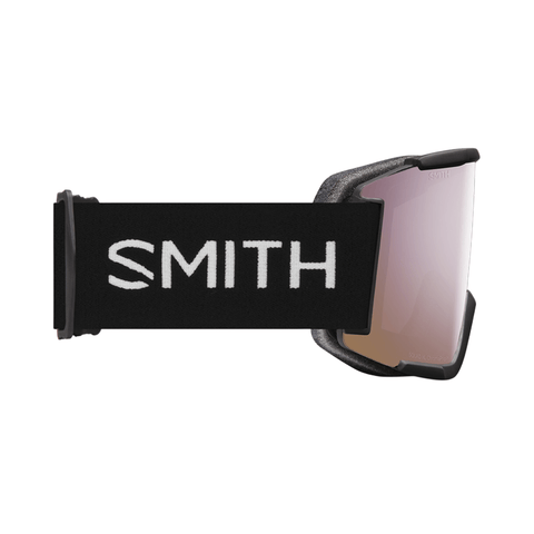 Goggles Smith Squad XL Black - ChromaPop Everyday Rose Gold Mirror - Genetik Sport