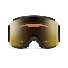 Goggles Smith Squad XL Black - ChromaPop Pro Photochromic Gold Mirror - Genetik Sport