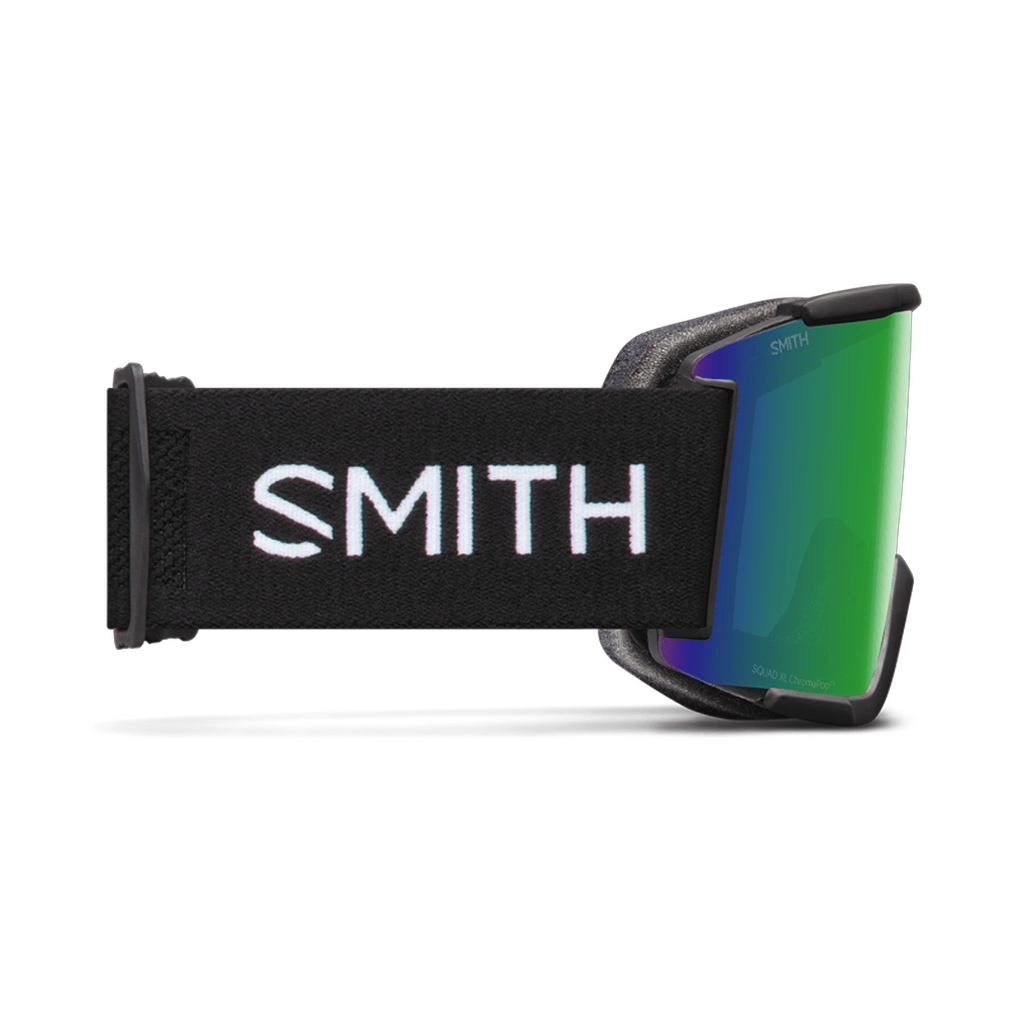 Goggles Smith Squad XL Black - ChromaPop Sun Green Mirror - Genetik Sport