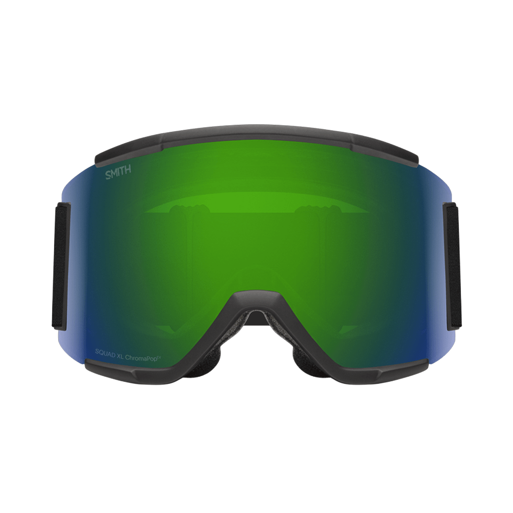 Goggles Smith Squad XL Black - ChromaPop Sun Green Mirror - Genetik Sport