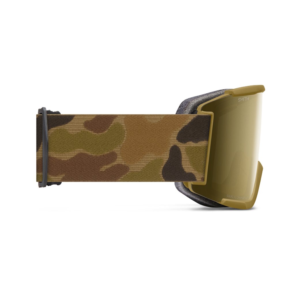 Goggles Smith Squad XL Coyote Pow Hunter - ChromaPop Sun Black Gold Mirror - Genetik Sport