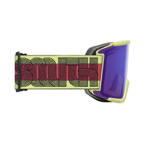 Goggles Smith Squad XL Serpentine Lined Up - ChromaPop Everyday Violet Mirror - Genetik Sport