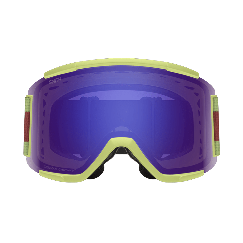 Goggles Smith Squad XL Serpentine Lined Up - ChromaPop Everyday Violet Mirror - Genetik Sport