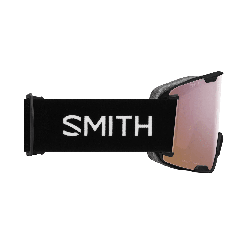 Goggles Smith Stash XL Black - ChromaPop Everyday Rose Gold Mirror - Genetik Sport