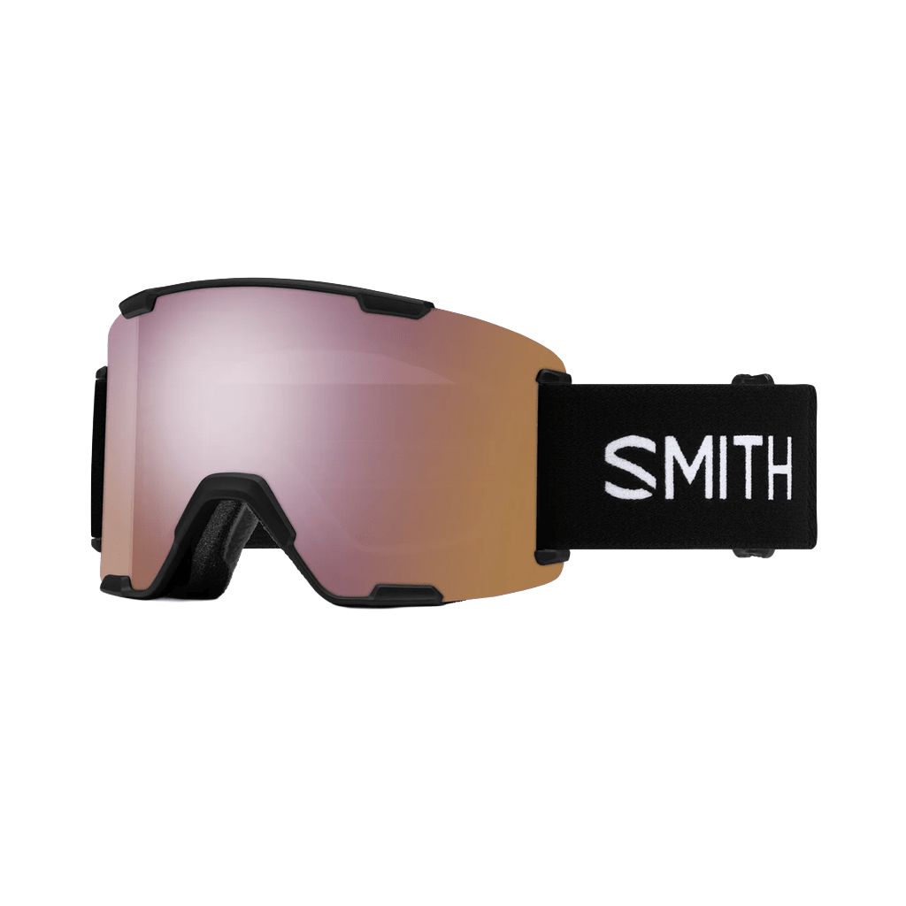 Goggles Smith Stash XL Black - ChromaPop Everyday Rose Gold Mirror - Genetik Sport