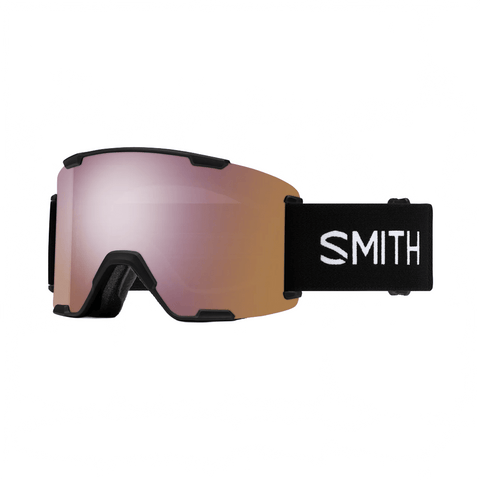 Goggles Smith Stash XL Black - ChromaPop Everyday Rose Gold Mirror - Genetik Sport