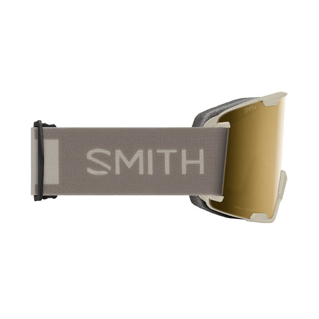 Goggles Smith Stash XL Chalk - ChromaPop Sun Black Gold Mirror - Genetik Sport