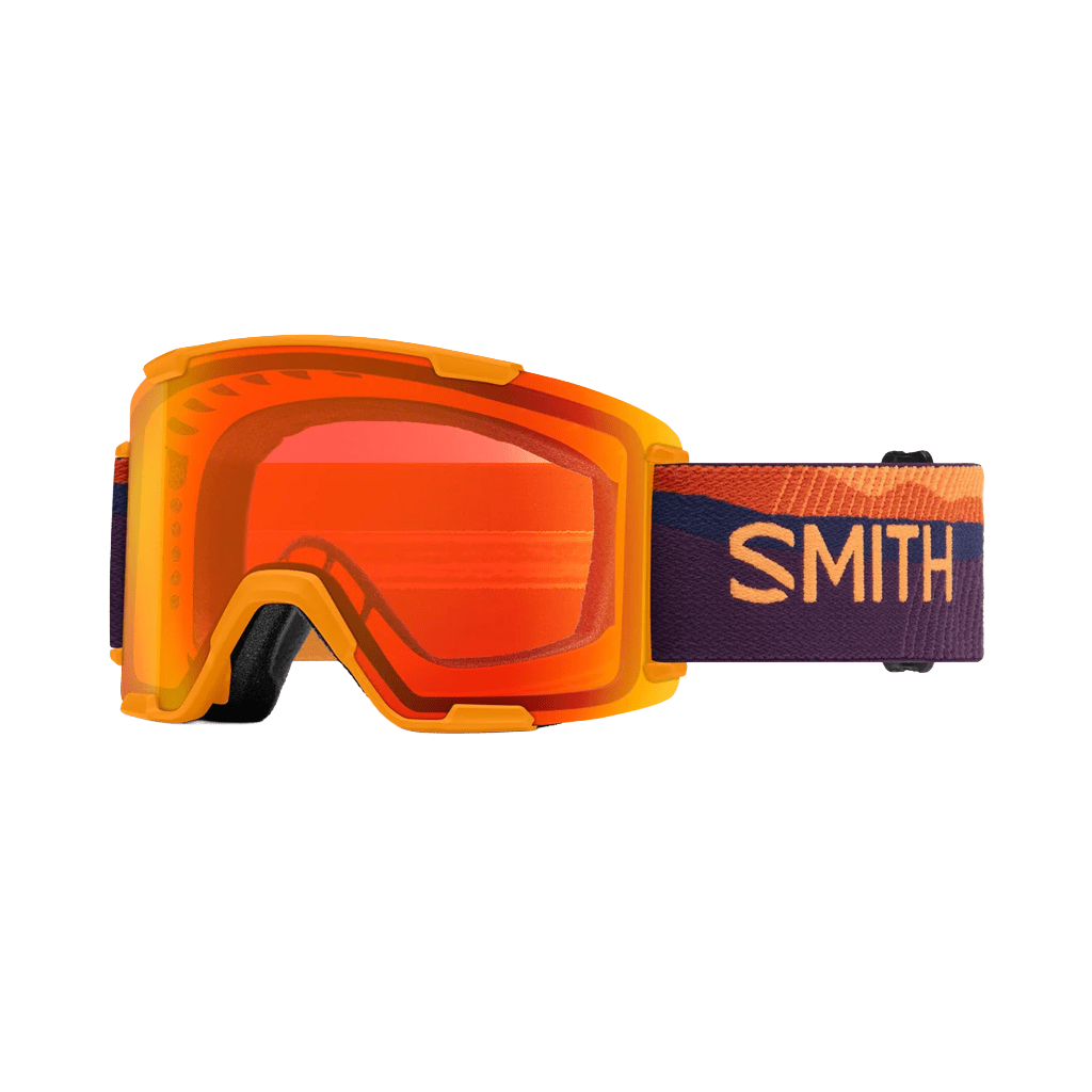 Goggles Smith Stash XL Orange Sunrise - ChromaPop Everyday Red Mirror - Genetik Sport